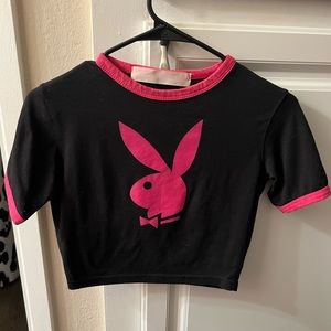Playboy x Missguided cropped top